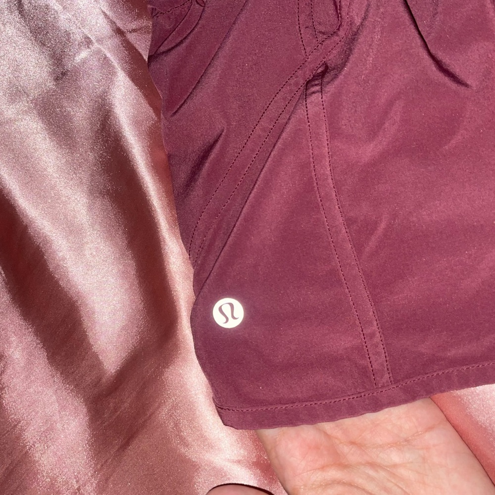 Lululemon burgundy shorts!